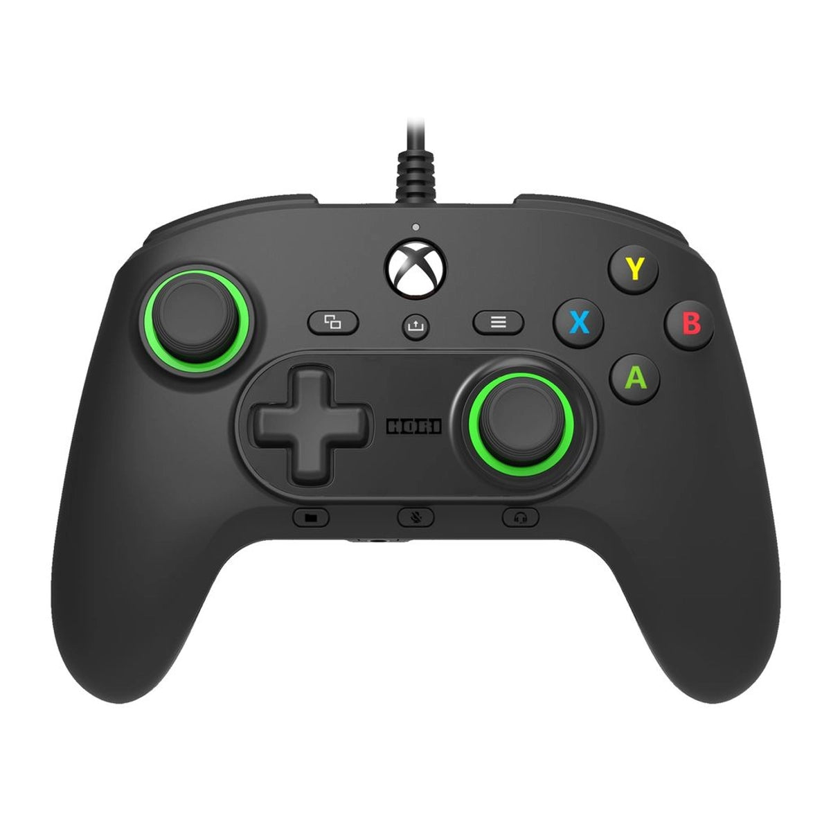 FLASHPOINT 617956, Gamepad, Tablet PC, Xbox One, Xbox Series S, Xbox Series X, Analogue, Wired, Black, Cable