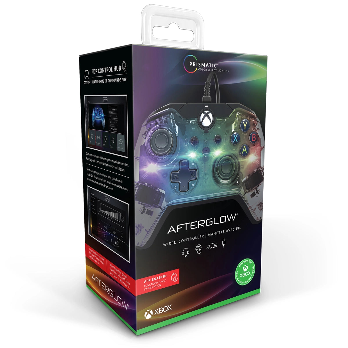 PDP Afterglow, Gamepad, Xbox One, Xbox Series S, Xbox Series X, D-pad, Analogue / Digital, Wired, USB