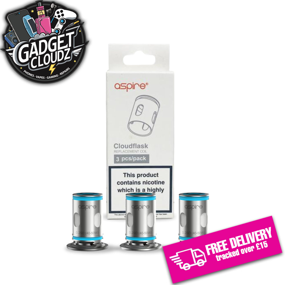 Aspire Cloudfask Replacement Coils 0.25 Ohms (3Pcs)