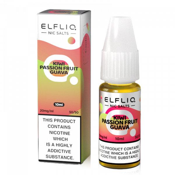 Kiwi Passionfruit Guava By Elfliq 10ml Salts