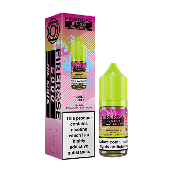 Hubbla Bubbla By Elux Firerose 5000 10ml Salts