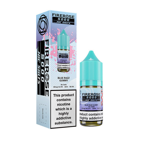 Blue Razz Gummy By Elux Firerose 5000 10ml Salts
