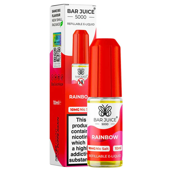 Rainbow 10ml Nic Salt By Bar Juice 5000