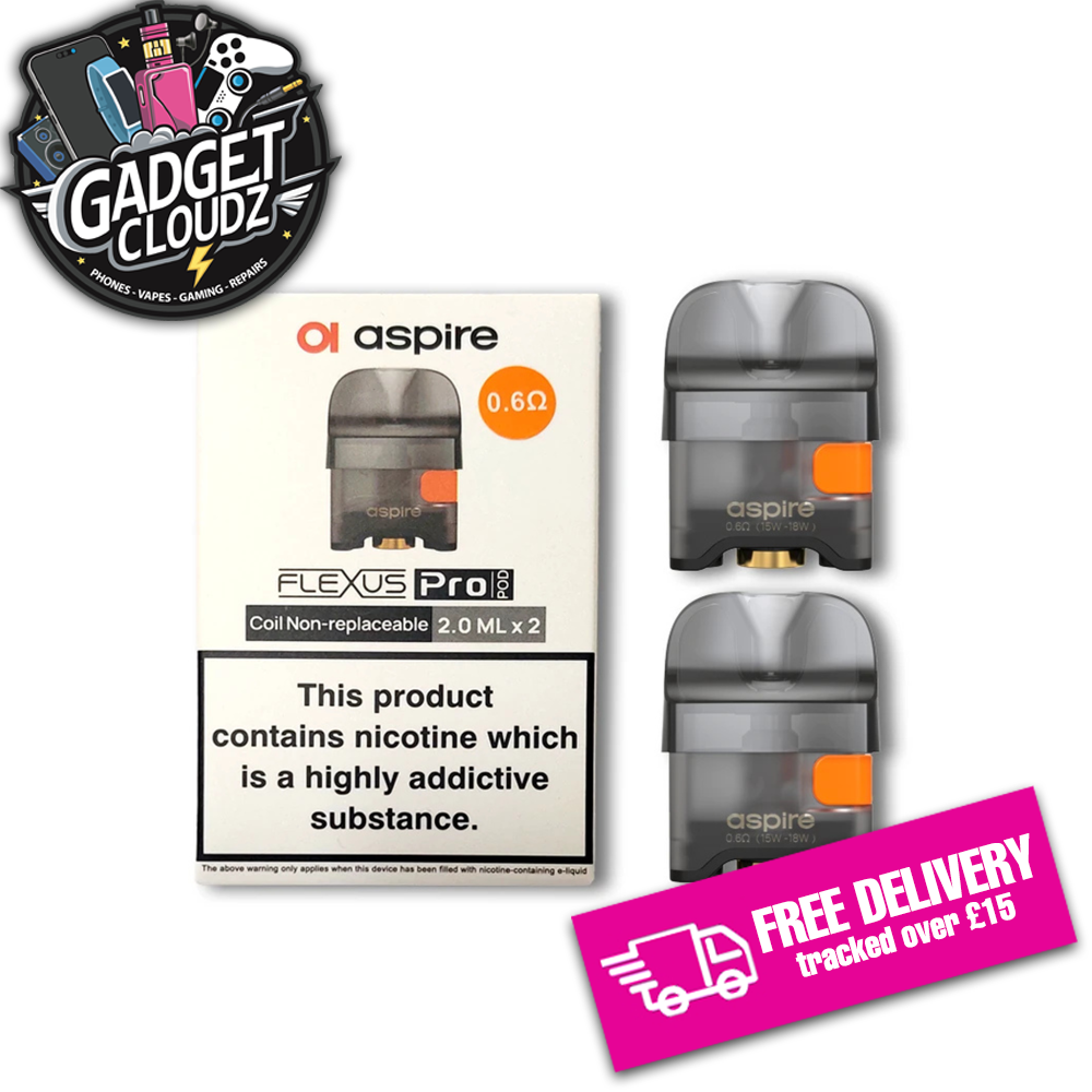 Aspire FLEXUS PRO Replacement Pod Cartridges 2ml/3ml XL Pack of 2
