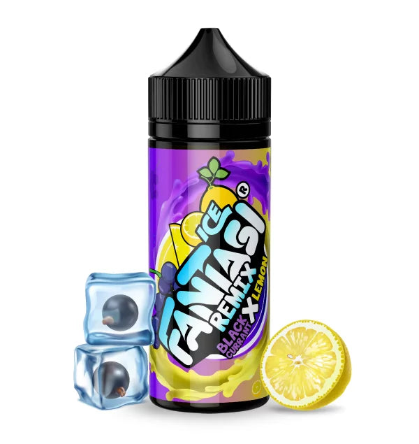 Blackcurrant X Lemon Ice By Fantasi Shortfill 100ml