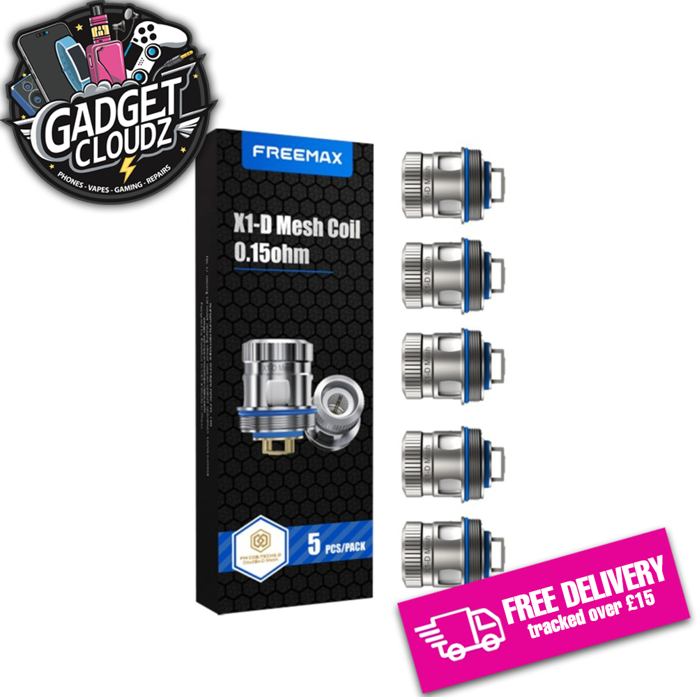 FreeMax X1 D Mesh Coil 0.15 Ohm (5pcs)