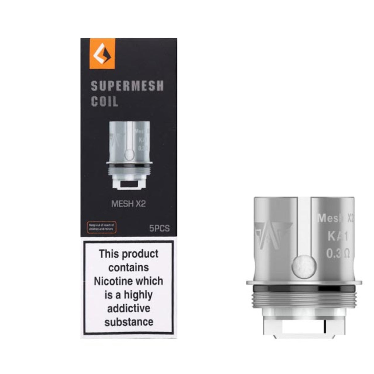 Supermesh X2 Replacement Coils 0.3Ohms (5Pcs)