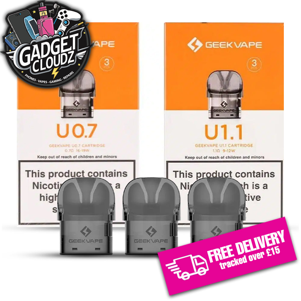 Geekvape SONDER U Replacement Pod Cartridges 1.1 / 0.7 (3Pcs)