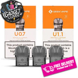 Geekvape SONDER U Replacement Pod Cartridges 1.1 / 0.7 (3Pcs)