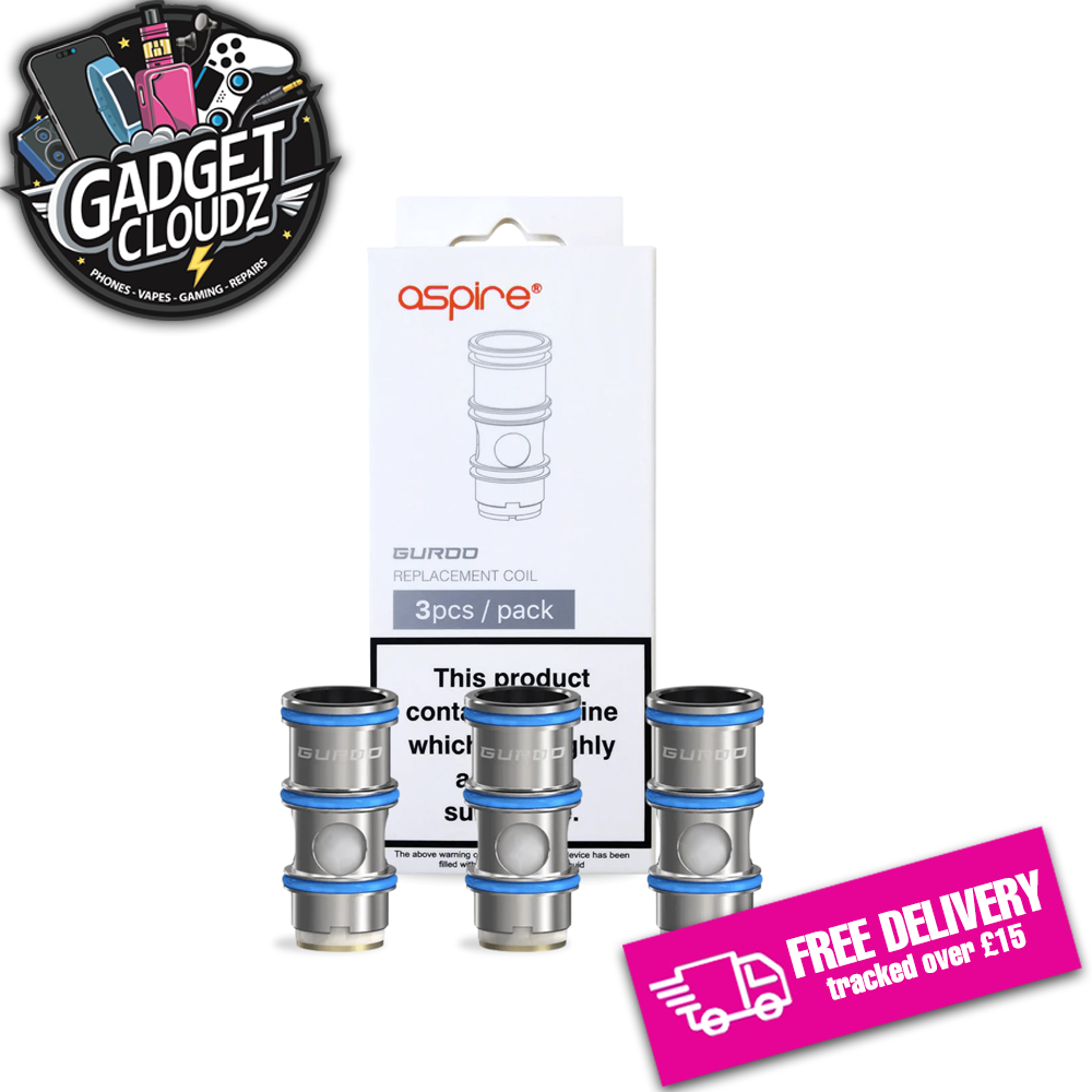 Aspire Guroo Series Replacement Coils 0.15/0.3 Ohms (3Pcs)