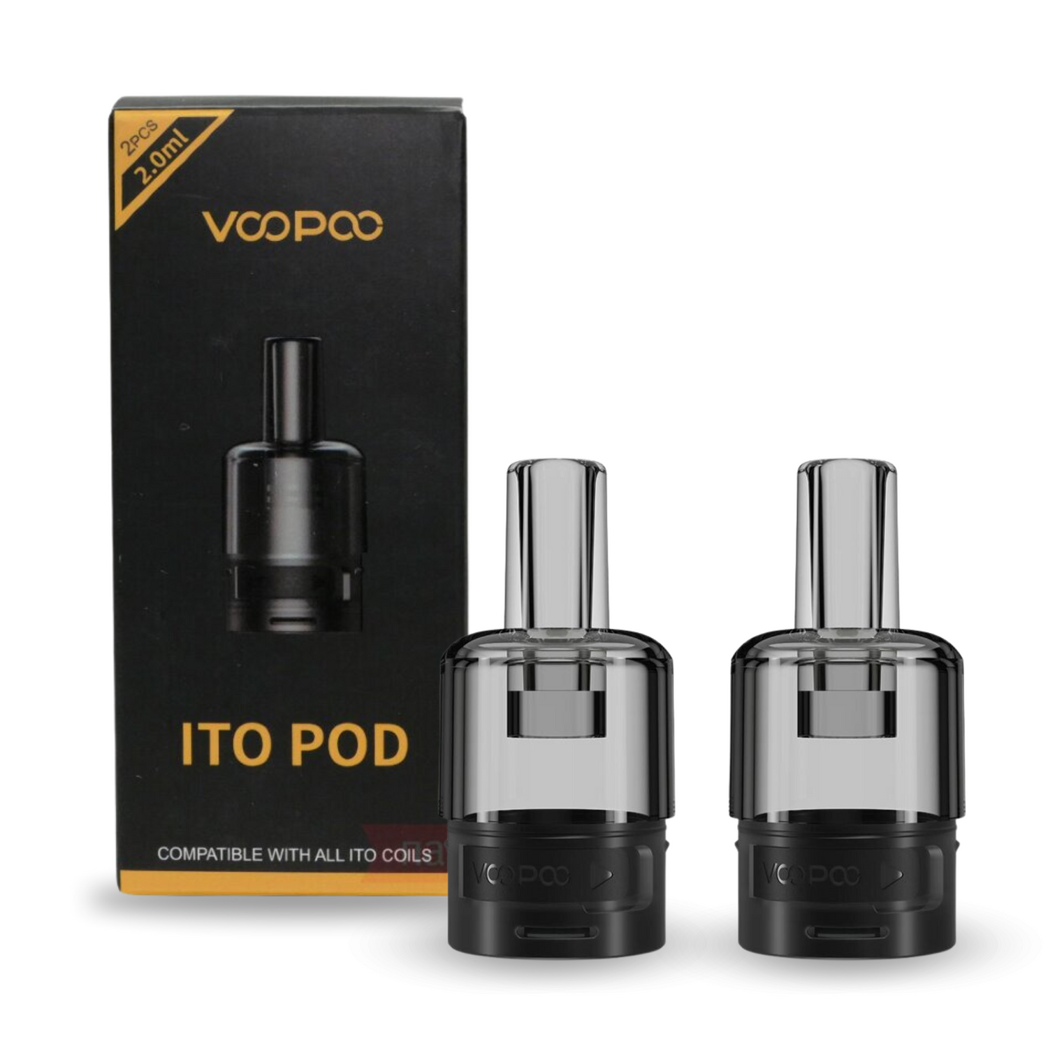 Voopoo ITO Replacement Empty Pod Cartriges 3ml XL Pack of 2 Gadget Cloudz Voopoo ITO Replacement Empty Pod Cartriges 3ml XL Pack of 2 Gadget Cloudz