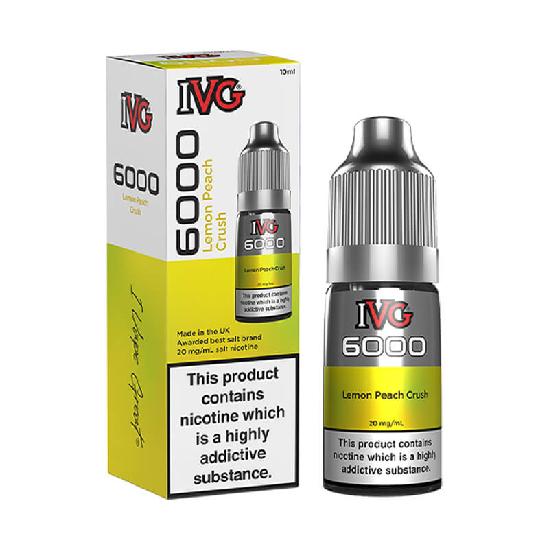 Lemon Peach Crush By IVG 6000 10ml Salts