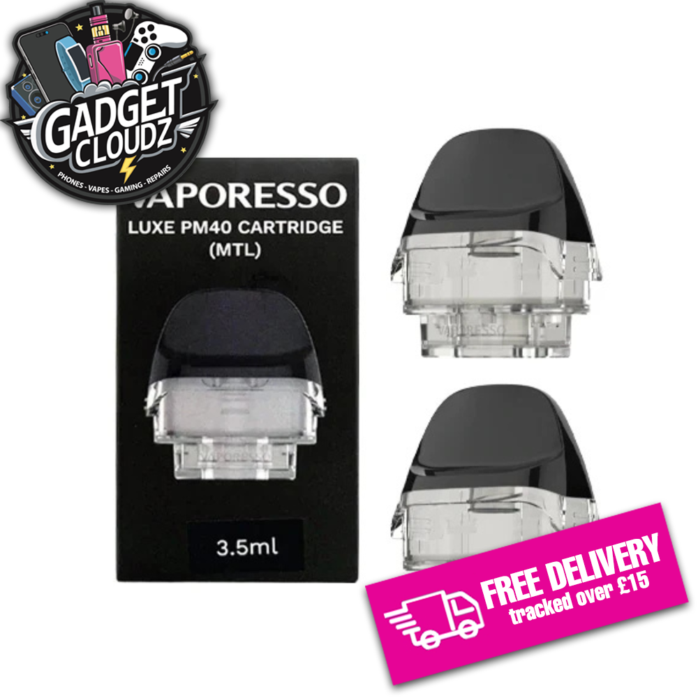 Vaporesso LUXE PM40 ReplacementPod Cartridges Empty 4.5ml DTL (2pcs)
