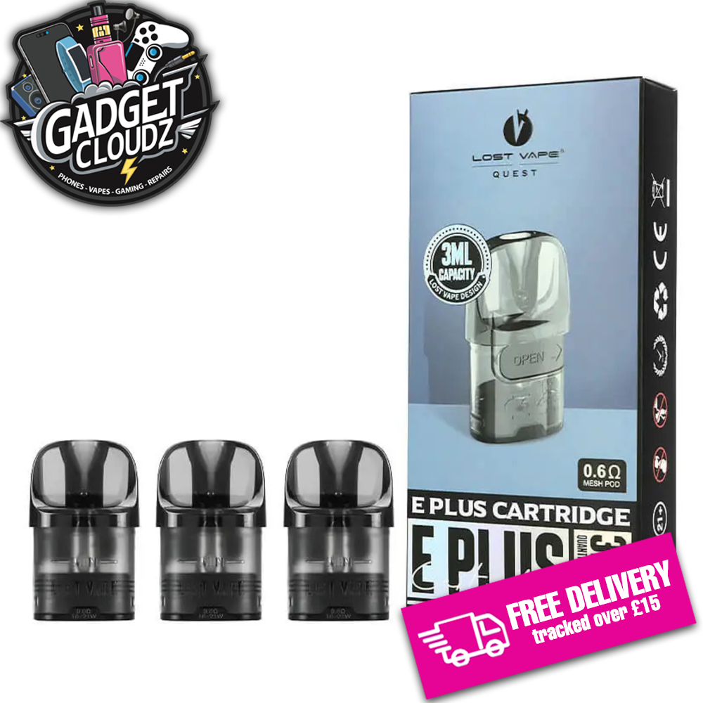 Lost Vape E-Plus Replacement Pod Cartridges 2ml/3ml XL (Thelema)