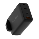 120W 4-Port Plug, GaN Charger PD Power Delivery - UK Plug