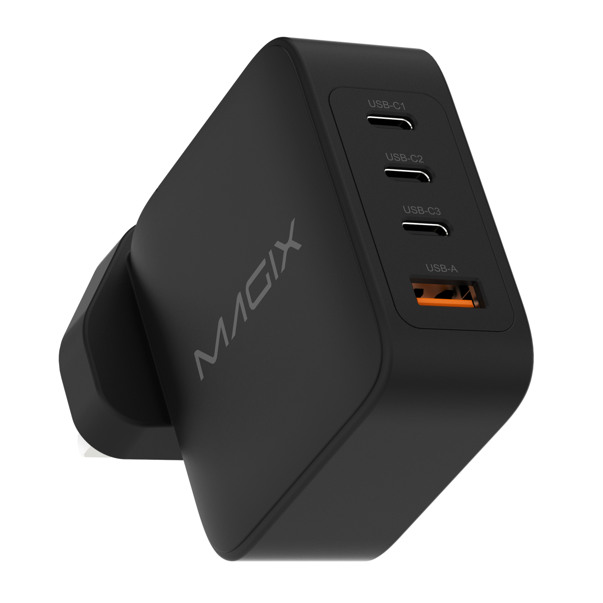 140W 4-Port Plug, GaN Charger PD Power Delivery - UK Plug