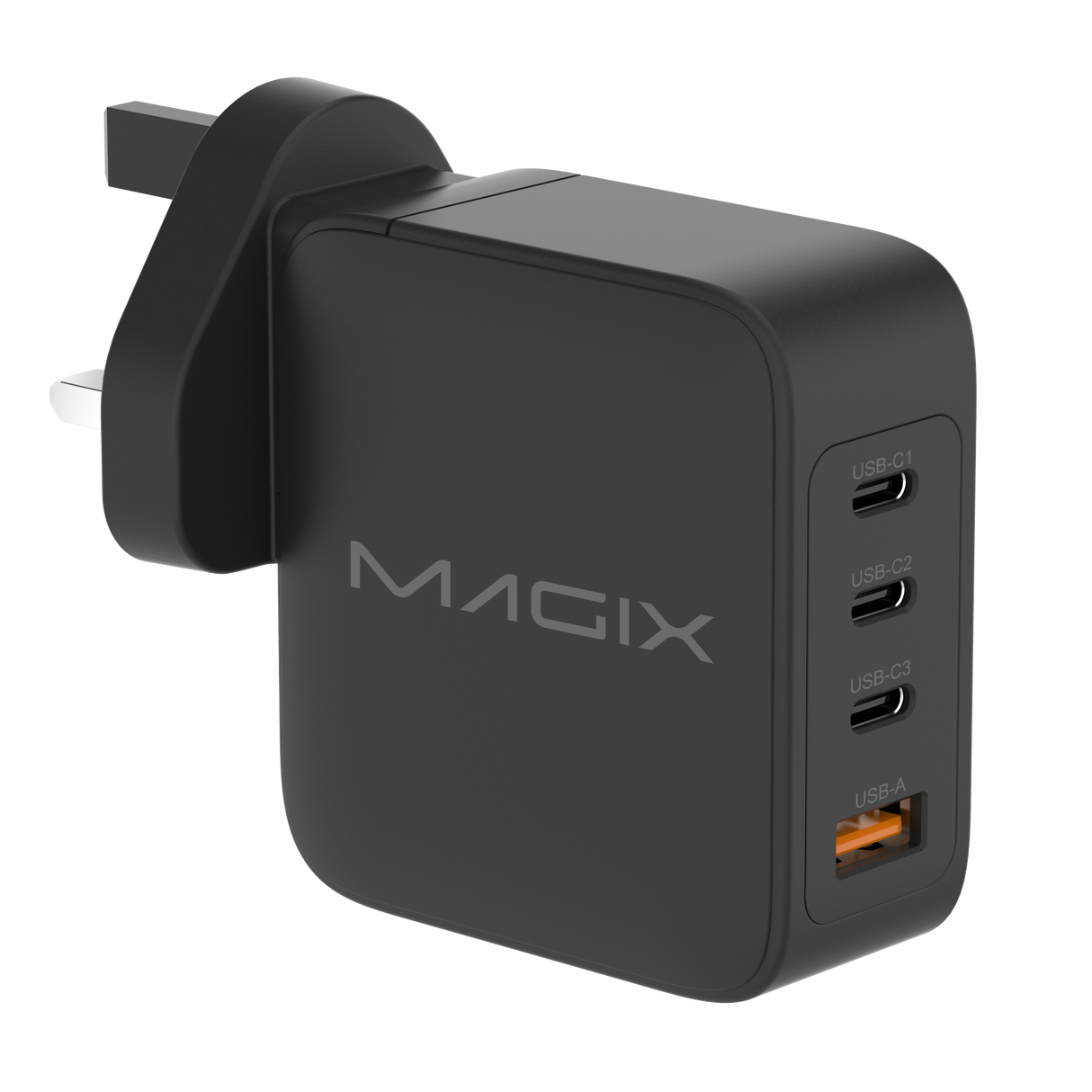 140W 4-Port Plug, GaN Charger PD Power Delivery - UK Plug