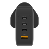 140W 4-Port Plug, GaN Charger PD Power Delivery - UK Plug