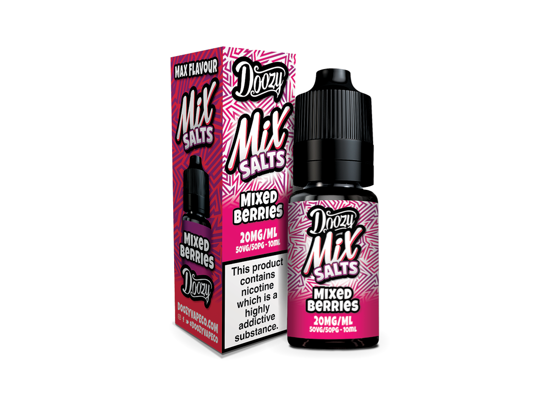 Mixed Berries By Doozy Mix Salts 10ml