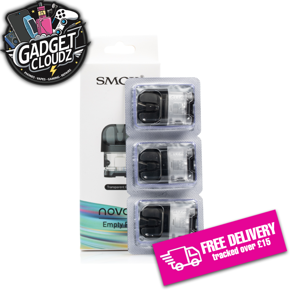 Smok Novo 4 Replacement Empty Pod Cartridges (3Pcs)