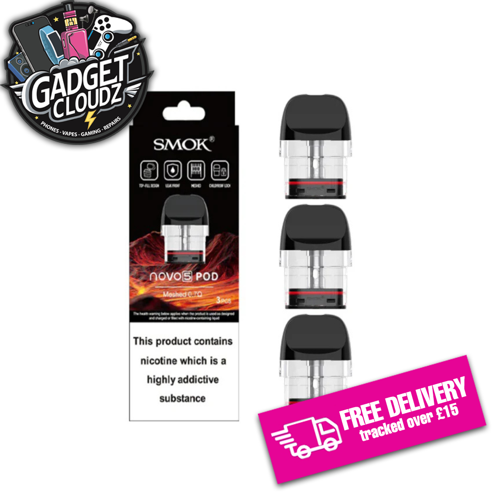 Smok Novo 5 Replacement Pod Cartridges 0.7Ohms (3Pcs)