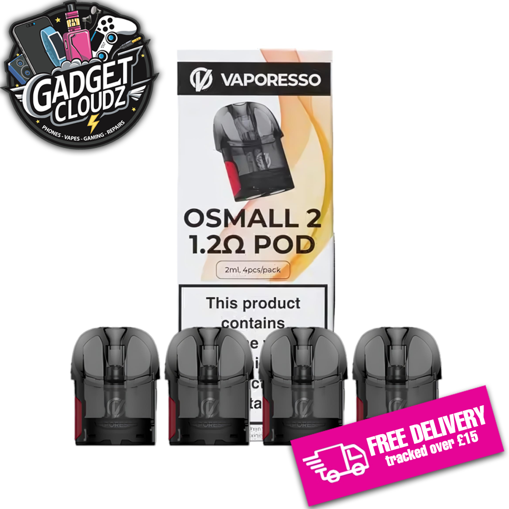Vaporesso Osmall 2 Replacement Pod Cartridges 1.2 Ohms (4Pcs)