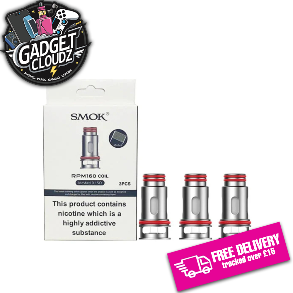 Smok RPM 160 Meshed Replacement Coils 0.15 Ohms (3Pcs)
