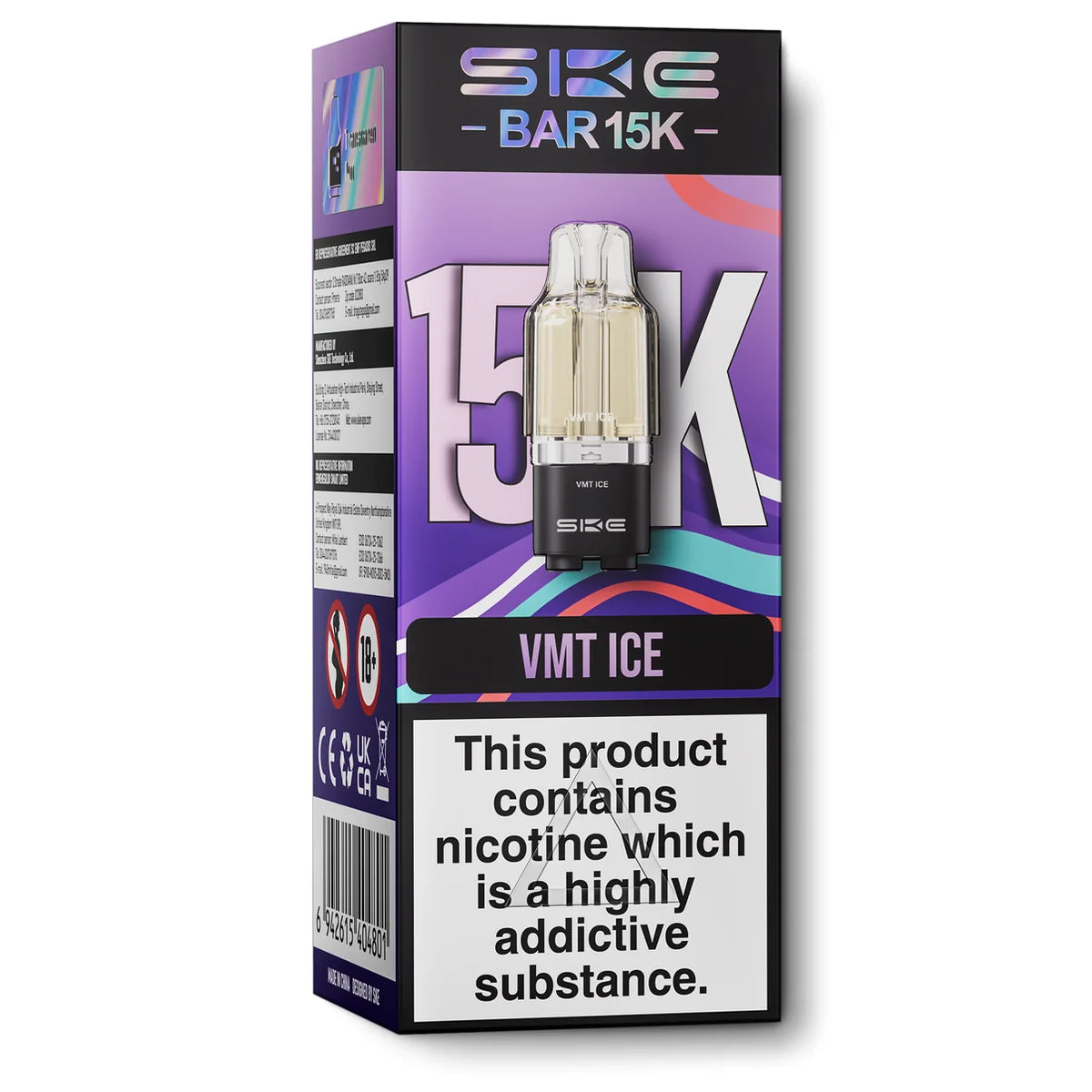 SKE BAR 15K PREFILLED POD