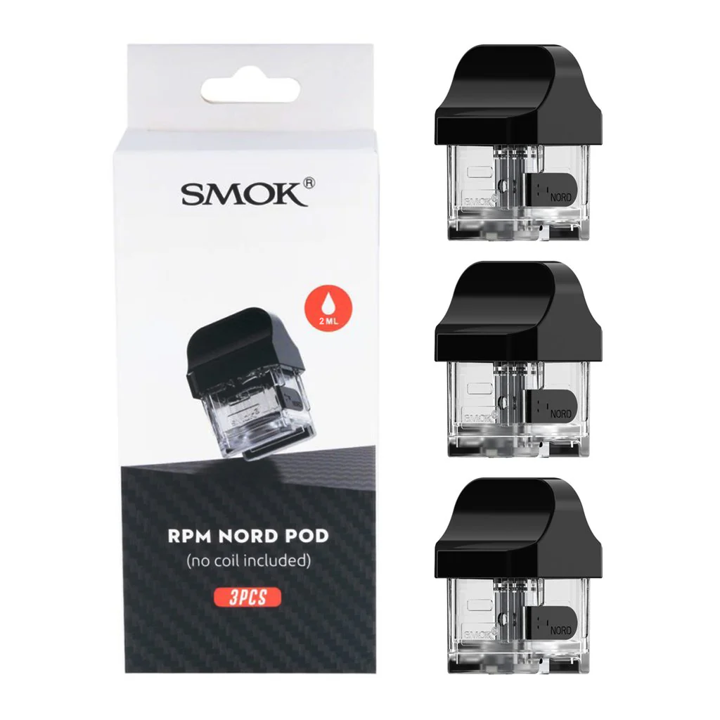 RPM NORD Replacement Pod Cartridges Empty 2ml (3Pcs)