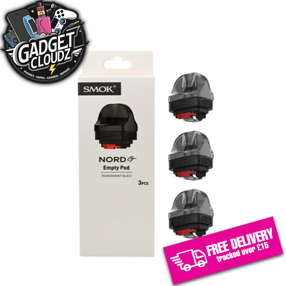 Smok NORD GT Replacement Pod Cartridges Empty Black (3Pcs)