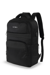17" Tourer Laptop Backpack with Internal Pocket (BLACK)