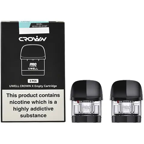 Caliburn Crown Replacement Pod Cartridges Empty (2Pcs)