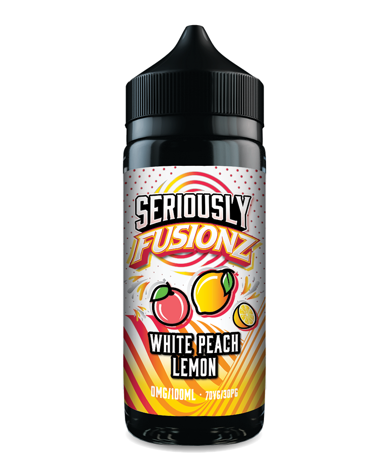 White Peach Lemon 100ml Shortfill By Seriously Fusionz