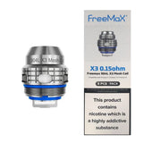 FreeMax X3 Mesh Coil 0.15 Ohm (5pcs)