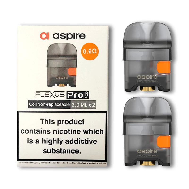 FLEXUS PRO Replacement Pod Cartridges 2ml/3ml XL Pack of 2