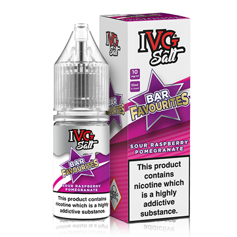 Sour Raspberry Pomegranate By IVG Bar Favourites 10ml
