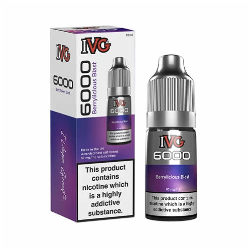 Berrylicious Blast By IVG 6000 10ml Salts