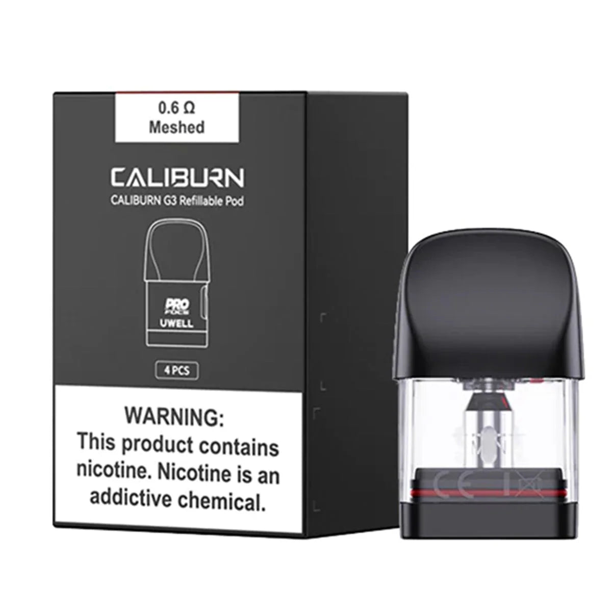 Caliburn G3 Replacement Pods (4 Pcs)