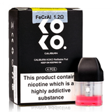 Caliburn KOKO Replacement Pod Cartridges 1.2Ohms (4Pcs)