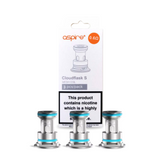 Aspire Cloudfask S Replacement Coils 0.6 Ohms (3Pcs)