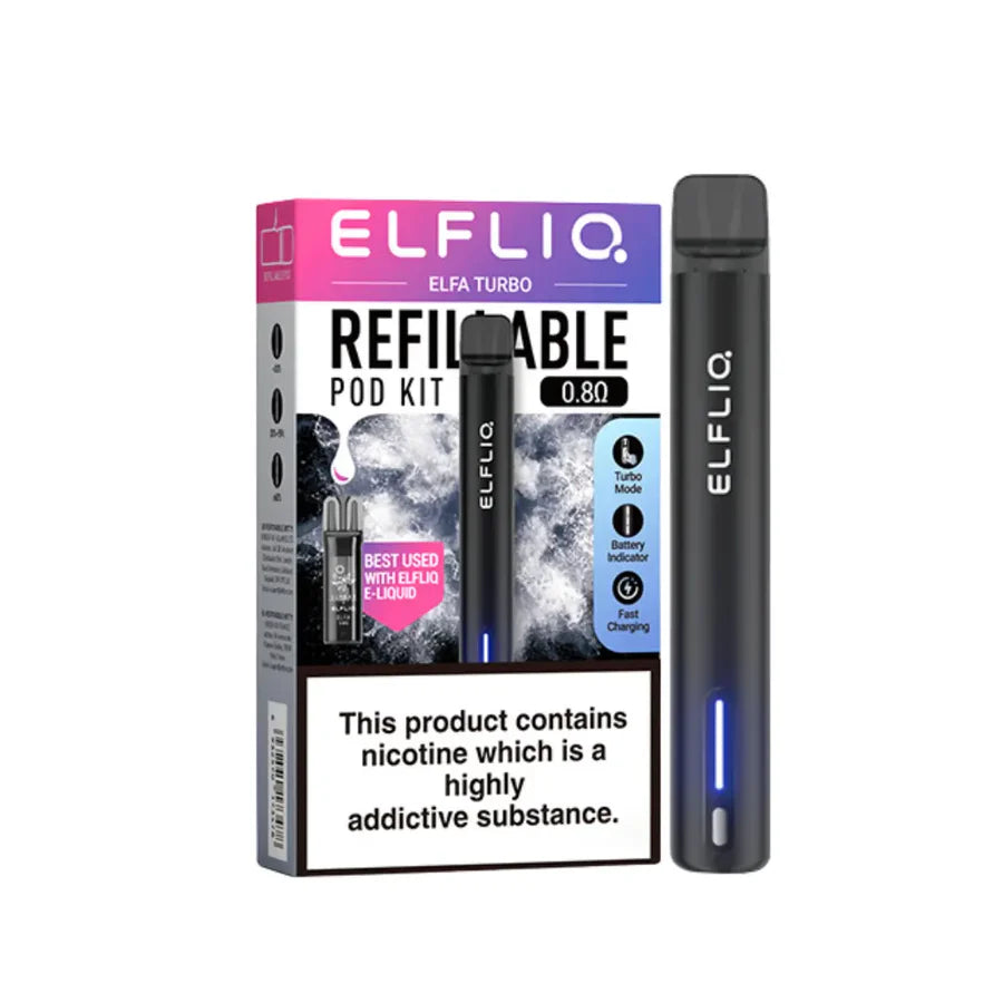 elfbar elfa turbo liquid Refillable Pod Vape Kit – Gadget Cloudz elfbar liquid nachfüllen Elfbar Elfa Turbo Battery Kit Type_Starter Vape Kits Flavour:Watermelon Cherry