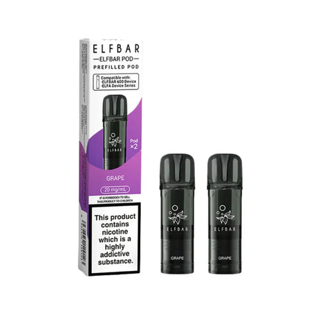 Elf Bar 600 Prefilled Pods 2Pcs