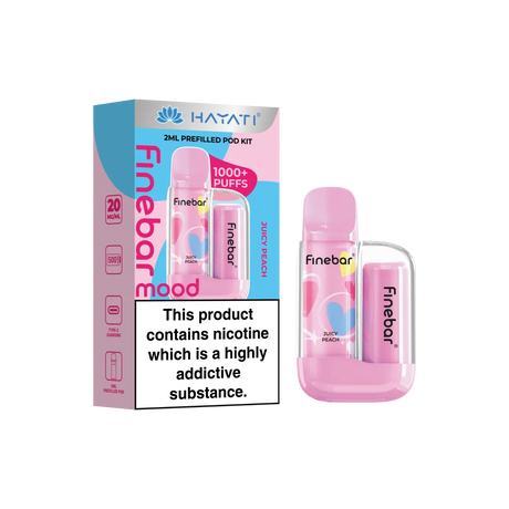 Hayati Finebar Mood 1000 Puffs Pod Vape Kit