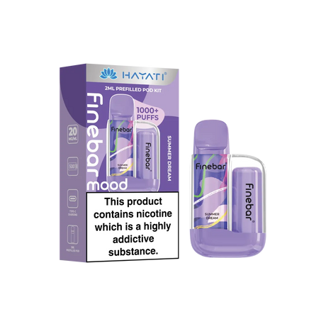 Hayati Finebar Mood 1000 Puffs Pod Vape Kit