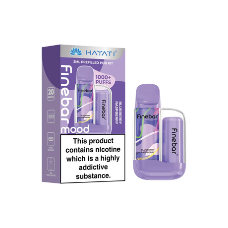 Hayati Finebar Mood 1000 Puffs Pod Vape Kit