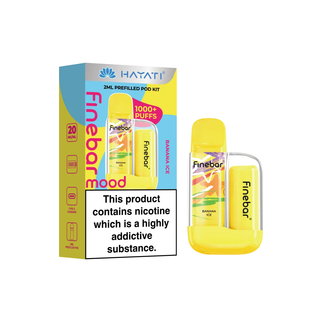 Hayati Finebar Mood 1000 Puffs Pod Vape Kit