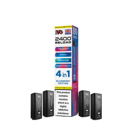 IVG 2400 RELOAD 4 IN 1 PREFILLED PODS