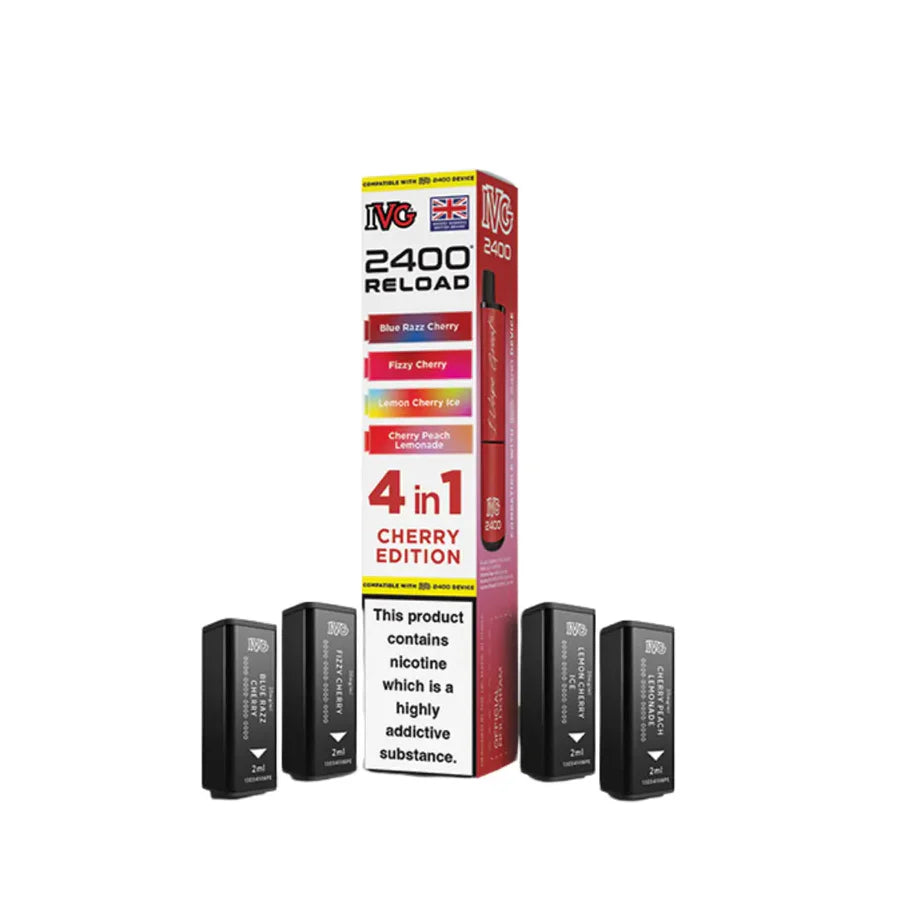 IVG 2400 RELOAD 4 IN 1 PREFILLED PODS