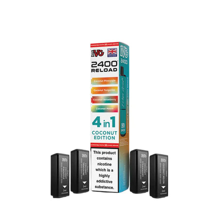 IVG 2400 RELOAD 4 IN 1 PREFILLED PODS