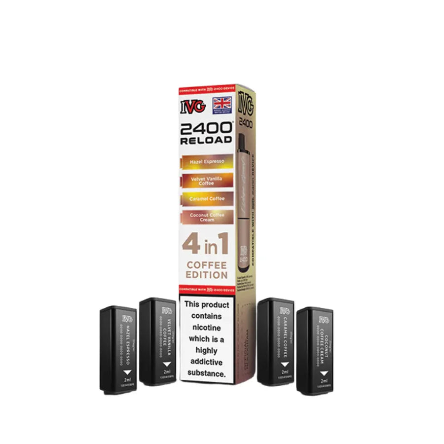 IVG 2400 RELOAD 4 IN 1 PREFILLED PODS